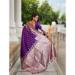 Picture of Ravishing Silk Purple Saree