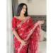 Picture of Beauteous Georgette Red Saree