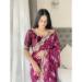 Picture of Elegant Georgette Brown Saree