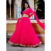 Picture of Stunning Georgette Crimson Readymade Lehenga Choli