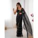 Picture of Marvelous Chiffon Black Saree