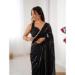 Picture of Marvelous Chiffon Black Saree