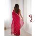 Picture of Resplendent Chiffon Dark Red Saree