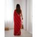 Picture of Well Formed Chiffon Dark Red Saree