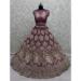 Picture of Gorgeous Net Dim Gray Lehenga Choli