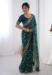 Picture of Good Looking Georgette Dark Slate Grey Saree