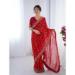 Picture of Fascinating Georgette Dark Red Saree