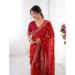 Picture of Fascinating Georgette Dark Red Saree