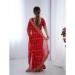 Picture of Fascinating Georgette Dark Red Saree