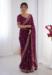 Picture of Good Looking Georgette Brown Saree