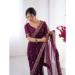 Picture of Good Looking Georgette Brown Saree