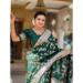 Picture of Sublime Silk Dark Green Saree