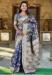 Picture of Magnificent Silk Slate Grey Saree