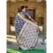 Picture of Magnificent Silk Slate Grey Saree