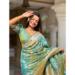 Picture of Magnificent Silk Cadet Blue Saree