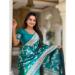 Picture of Fine Silk Turquoise Saree
