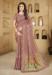 Picture of Appealing Crepe & Silk Rosy Brown Saree
