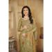 Picture of Bewitching Crepe & Silk Dark Khaki Saree