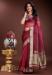 Picture of Well Formed Organza Brown Saree