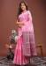 Picture of Beautiful Cotton & Linen Light Pink Saree