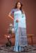 Picture of Gorgeous Cotton & Linen Light Steel Blue Saree