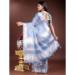 Picture of Excellent Organza Light Steel Blue Saree