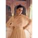 Picture of Georgette Dark Khaki Straight Cut Salwar Kameez