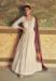 Picture of Georgette Ghost White Straight Cut Salwar Kameez
