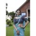Picture of Sublime Georgette Cadet Blue Saree
