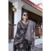 Picture of Delightful Crepe Dark Slate Grey Saree