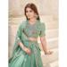Picture of Comely Georgette Dark Sea Green Lehenga Choli
