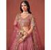 Picture of Charming Georgette Indian Red Lehenga Choli