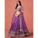 Picture of Nice Georgette Brown Lehenga Choli