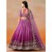 Picture of Delightful Georgette Plum Lehenga Choli