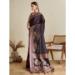 Picture of Beauteous Satin & Silk Saddle Brown Saree