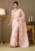 Picture of Superb Cotton & Organza Misty Rose Saree