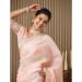 Picture of Superb Cotton & Organza Misty Rose Saree