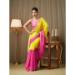 Picture of Superb Cotton & Organza Pale Violet Red Saree