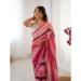 Picture of Beauteous Chiffon Pale Violet Red Saree
