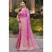 Picture of Superb Silk Pale Violet Red Saree
