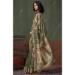 Picture of Classy Silk Dark Olive Green Saree