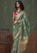 Picture of Excellent Silk Dark Olive Green Saree