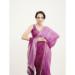Picture of Alluring Satin Dark Magenta Saree