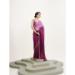 Picture of Alluring Satin Dark Magenta Saree