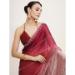 Picture of Beautiful Satin Indian Red Saree