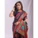 Picture of Wonderful Cotton & Linen Dark Slate Grey Saree