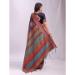Picture of Wonderful Cotton & Linen Dark Slate Grey Saree