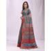 Picture of Shapely Cotton & Linen Cadet Blue Saree