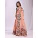 Picture of Taking Cotton & Linen Dark Salmon Saree