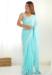 Picture of Statuesque Georgette Sky Blue Saree